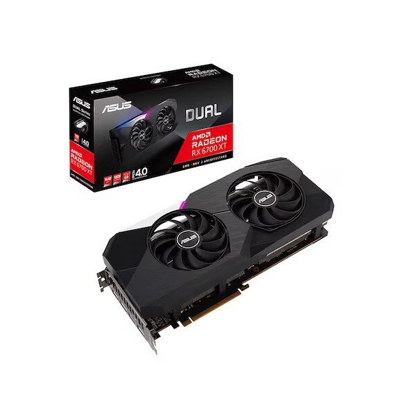 ASUS DUAL 라데온 RX 6700 XT D6 12GB 대원씨티에스 > 그래픽카드 